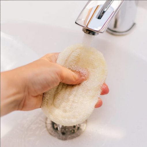 Seifenablage aus Luffa – Bild 2
